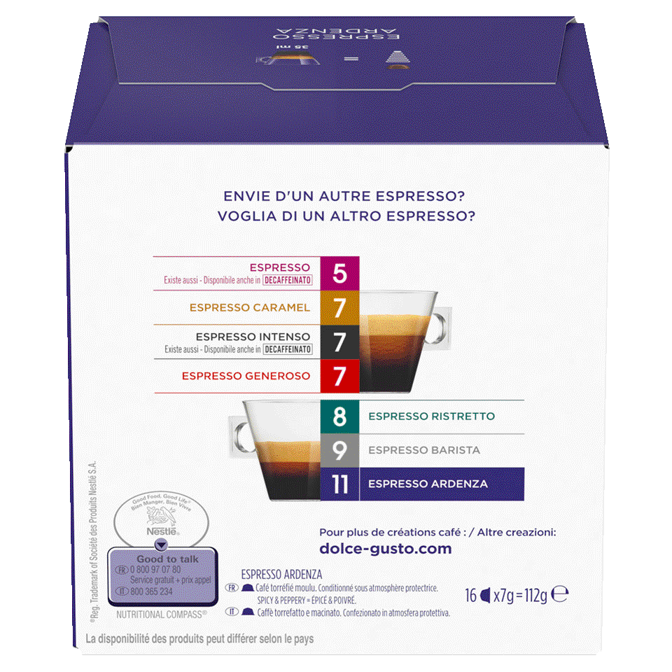 Capsules Dolce Gusto Espresso Ardenza Nescafe FR